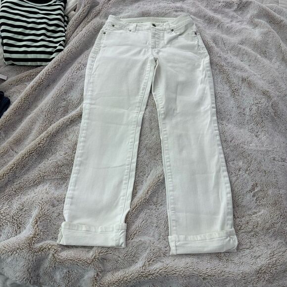 Talbots Heritage Straight White Jeans size 4P - Picture 2 of 12
